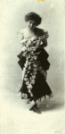 Ruth St. Denis in Flower Arrangement.