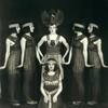 Denishawn students Lillian Powell, Charlotte Brendel, Grace McCrea, Irene Pryor and Claire Niles in an Egyptian dance created as part of a vaudeville act by Ted Shawn and in no way related to the famous Egyptian Ballet in the Denishawn repertory.