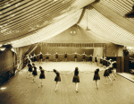 Denishawn group at Tent Theatre, first dance theater in America.