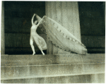 Ruth St. Denis in Greek Veil Plastique interpolated into a production of Gluck's opera, Orpheus and Eurydice, first performed July 27, 1918 at the Greek Theatre.