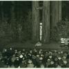 Ted Shawn in Invocation to the Thunderbird, taken at Bohemian Grove.