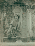 Ruth St. Denis in the ballet for the temptation scene from Light of Asia, a religious drama given at the Krotona Theosophical Society with Walter Hampden as Buddha.