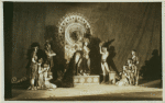 Ted Shawn in his Aztec ballet Xochitl, with Geordie Graham, Charles Weidman as Father, and Doris Humphrey.