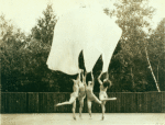 Denishawn Dancers in Soaring.  Martha Graham is third from left.