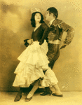 Ruth St. Denis and Ted Shawn in Cuadro Flamenco, a Spanish gypsy dance scene