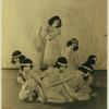 Denishawn dancers in Sonata Tragica, Doris Humphrey's first performance credit for choreography. Dancers depicted are Louise Brooks, Lenore Sadowska, Humphrey, Anne Douglas, Lenore Scheffer, Jeordie Graham, and Lenore Hardy.