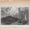 View of Weehawken Bluff from the Hudson. (John Steven's house, Hoboken.)
