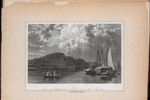 View of Weehawken Bluff from the Hudson. (John Steven's house, Hoboken.)