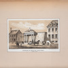 Reservoir of Manhattan water works. Chamber St., 1825.