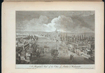 A perspective view of the cities of London and Westminster.