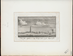 A view of the lighthouse on Cape Henlopen, taken at sea, August 1780.