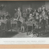 Patrick Henry addressing the Virginia Assembly.