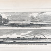 View of the Harbor of Norfolk and Portsmouth, from Fort Norfolk ; Fort Monroe is seen in front, on Old Point Comfort, and in the distance, Fort Calhoun, at the Rip Raps.