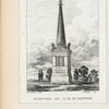 Obelisk "Mary, the mother of Washington." Erected by S.E. Burrowes.