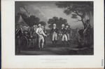The surrender of Burgoyne's army at Saratoga, Oct. 17, 1777.