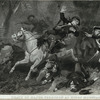 Death of Major Ferguson at King's Mountain.