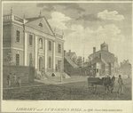 Library and Surgeons Hall, in Fifth Street Philadelphia.