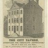 The City Tavern, afterwards the Merchant's Coffee-House, west side of Second Street, above Walnut, as it appeared about the year 1800.