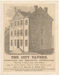 The City Tavern, afterwards the Merchant's Coffee-House, west side of Second Street, above Walnut, as it appeared about the year 1800.