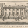 View of the East India House.