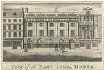 View of the East India House.