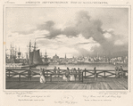 Vue de Boston prise du pont du sud.