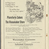 Metropolitan Opera House program featuring Loie Fuller