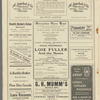 Metropolitan Opera House program featuring Loie Fuller