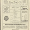 Metropolitan Opera House program featuring Loie Fuller