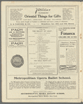 Metropolitan Opera House program featuring Loie Fuller