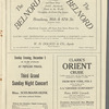 Metropolitan Opera House program featuring Loie Fuller
