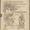 Metropolitan Opera House program featuring Loie Fuller (damaged copy)