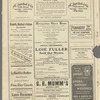 Metropolitan Opera House program featuring Loie Fuller (damaged copy)
