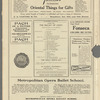 Metropolitan Opera House program featuring Loie Fuller (damaged copy)