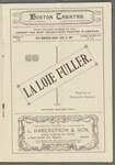 La Loie Fuller - Boston Theatre (booklet)