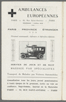 Loie Fuller et son Ecole de Danse (program with inserts)