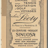 Loie Fuller et son Ecole de Danse (program with inserts)
