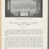 Loie Fuller et son Ecole de Danse (program)