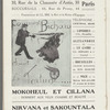 Loie Fuller et son Ecole de Danse (program)