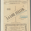La Loie Fuller - Boston Theatre (program)