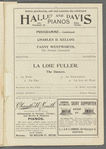 La Loie Fuller - Boston Theatre (program)