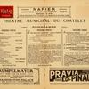 Theatre Municipal du Chatelet.