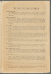 Loie Fuller and her company appearing before the Sphinx - Egypt (program)