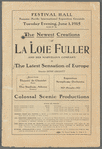 Loie Fuller and her company appearing before the Sphinx - Egypt (program)