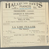 La Loie Fuller - Boston Theatre (loose program excerpts)