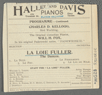 La Loie Fuller - Boston Theatre (loose program excerpts)