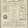 Metropolitan Opera House program featuring Loie Fuller (incomplete copy)