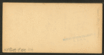 Portrait of an unidentified couple sitting in the doorway of a house, Casco Bay, Maine.