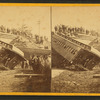Train wreckage.