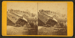 Train wreckage.